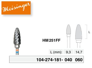 Fresa in metallo duro “HM 251FF”