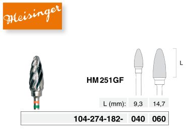 Fresa in metallo duro “HM 251GF”