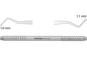Strumento per composito, OT1, 1 mm / 1,1 mm (DentaDepot)