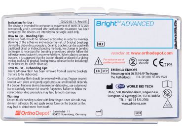 Bright™ ADVANCED, Set (Arcata sup. / inf.  3 - 3), MBT* .018"