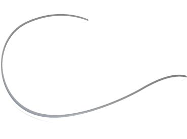 Nichel-titanio SE (super elastico) con curva inversa, Progressive, ROTONDA (Highland Metals Inc.)