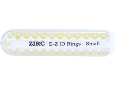Anelli di marcatura EZ-ID piccoli n-gialli 25 pz.