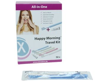 Kit da viaggio Happy Morning 50 pezzi
