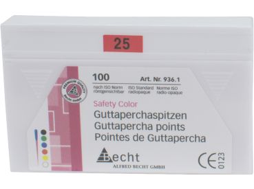 Guttaperchasp.Safet.Col.Gr.25 100pz.
