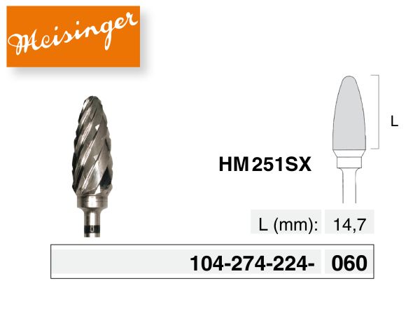 Fresa in metallo duro “HM 251SX”