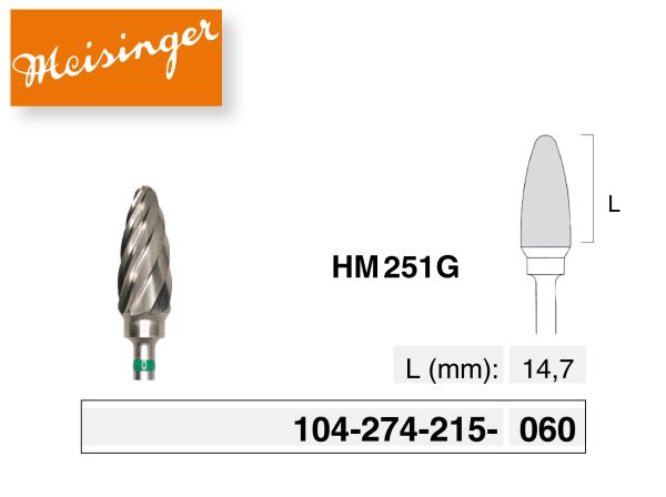 Fresa in metallo duro “HM 251G”