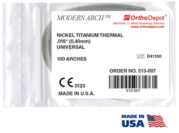 Nichel-titanio termo attivabile, Universal (Damon*), ROTONDA