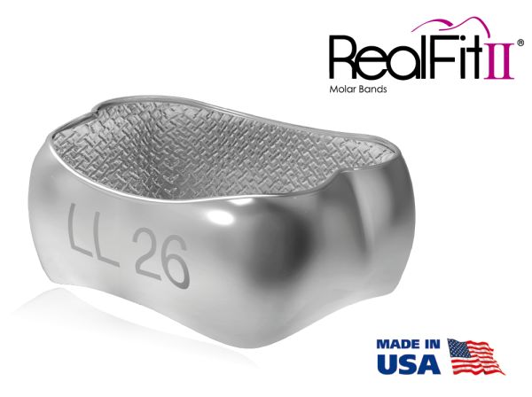 RealFit™ II snap - arc. sup., combinazione doppia + chiusura palatale (dente 26, 27) Roth .022"