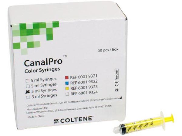 Canalpro colore Siringhe 5ml giallo 50pz
