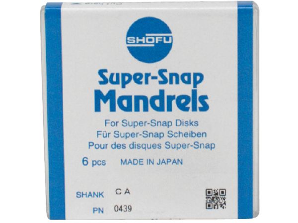 Mandrino Super Snap W 6 pezzi
