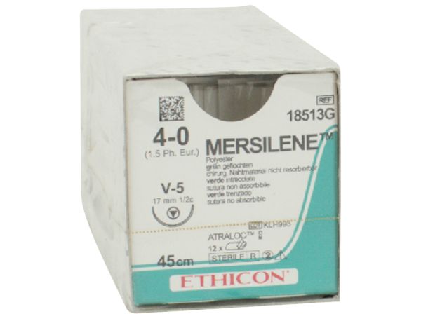 Mersilene verde 4-0/1,5 V5 0,45 Dtz
